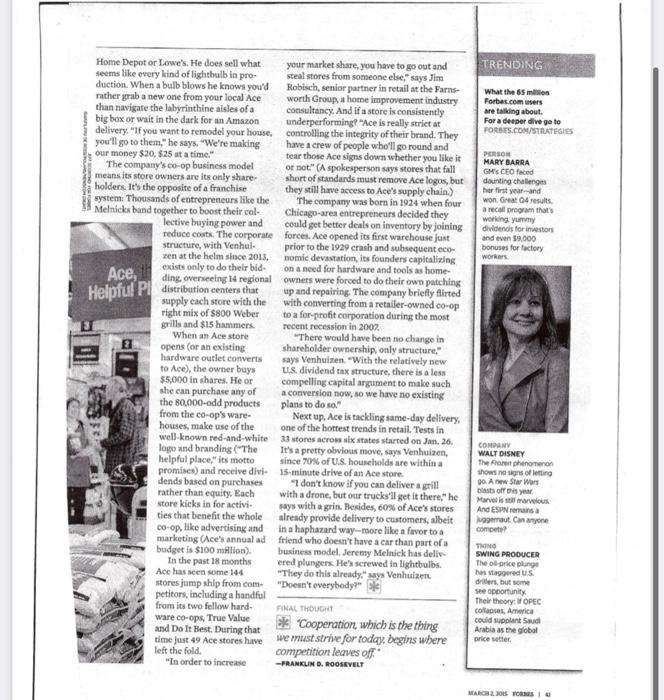 Read the attached article recently published by