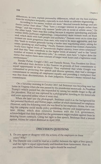 answer all questions DISCUSSION CASE: Freedom of