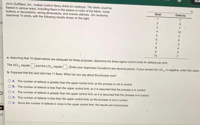 SUE S Jim's Outfitters, Inc., makes custom fancy