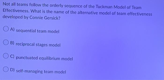 Which of the following is not one of the five