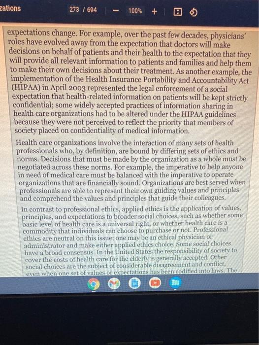 What are Professional Ethics? Read Page 186. Why