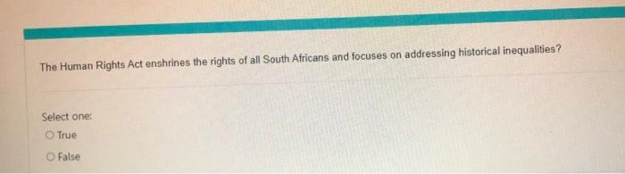 The Human Rights Act enshrines the rights of all