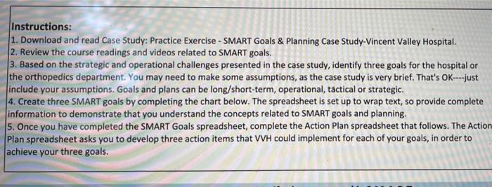 1. Please read the case study and come up with 3