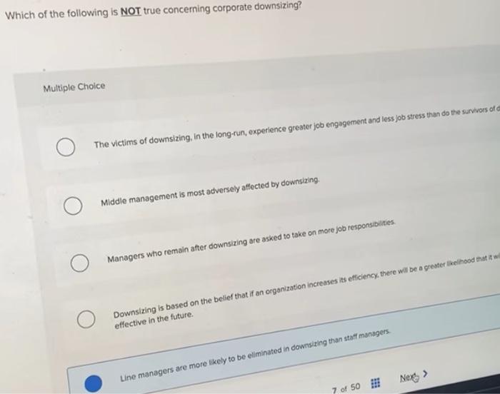 help! Which of the following is NOT true
