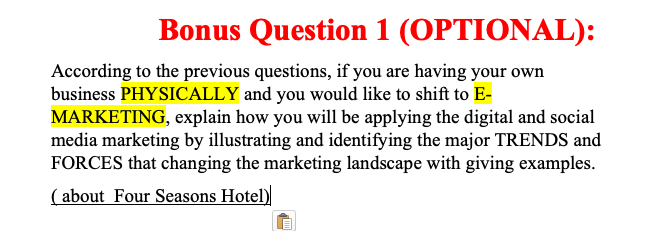 Bonus Question 1 (OPTIONAL): According to the