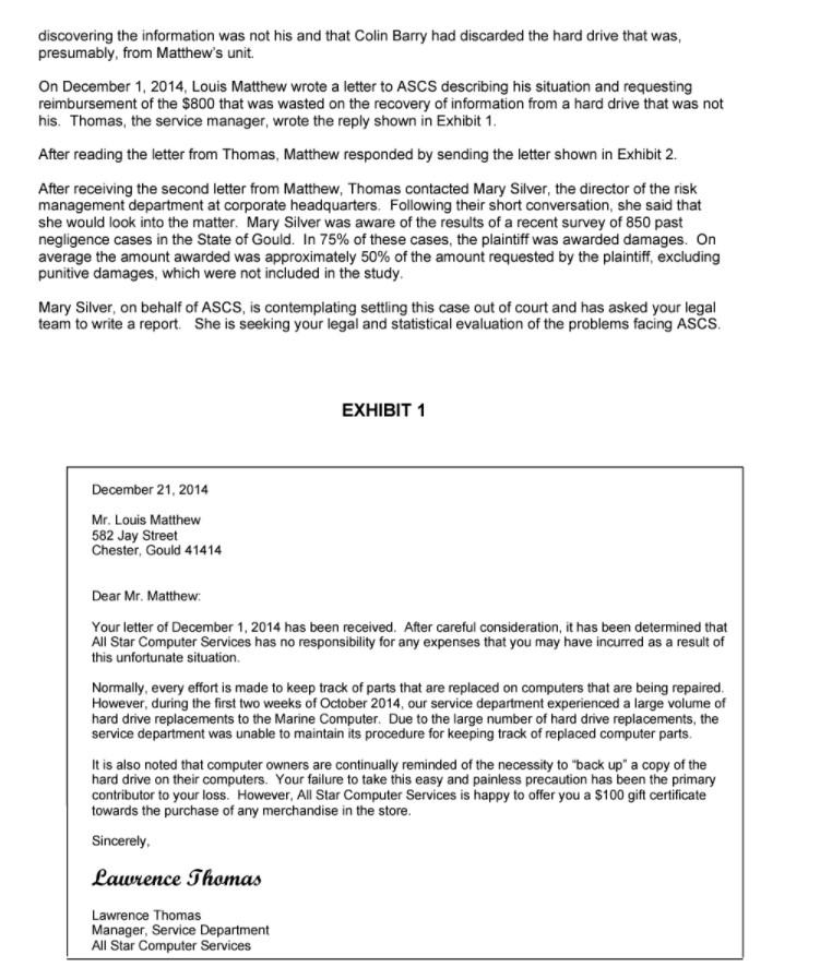 QUESTION: Has All Star Computer Services been