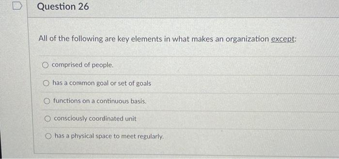 v Question 23 Which of the following statements