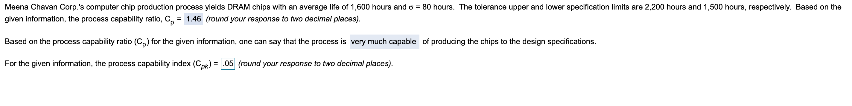 Meena Chavan Corp.'s computer chip production