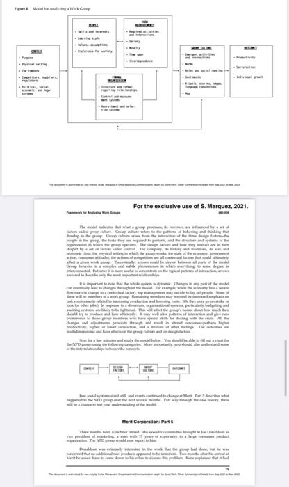Framework for Analyzing Work Groups The start the