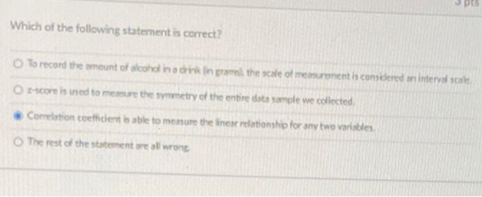 Which of the following statement is correct? To