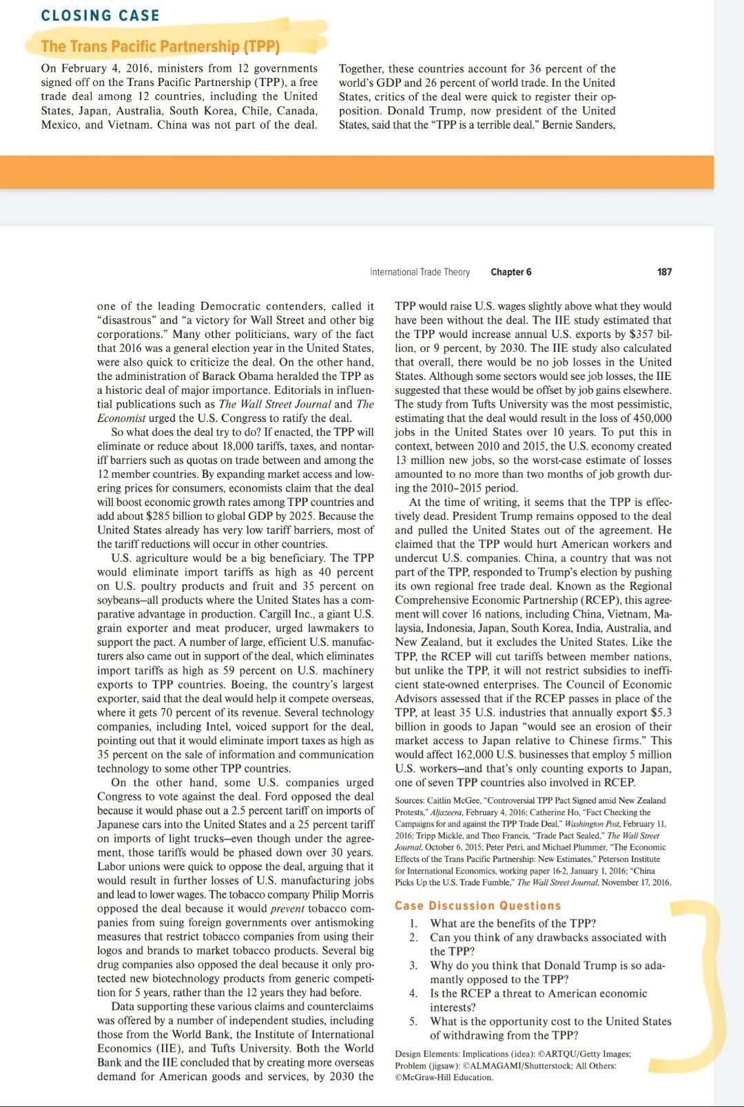 solve this case study.. CLOSING CASE The Trans