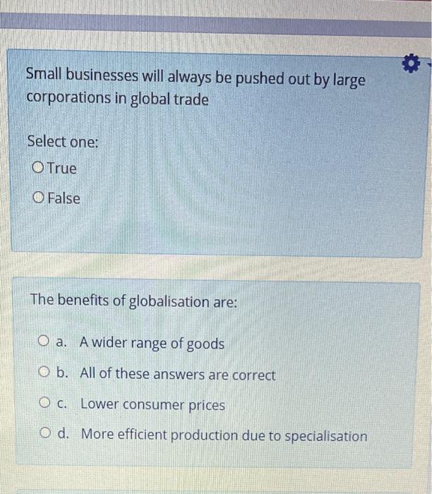 Small businesses will always be pushed out by