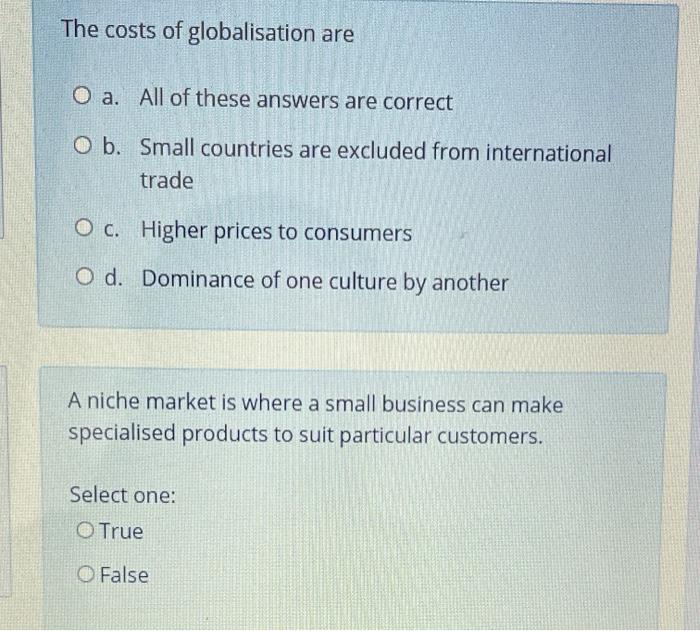 Small businesses will always be pushed out by