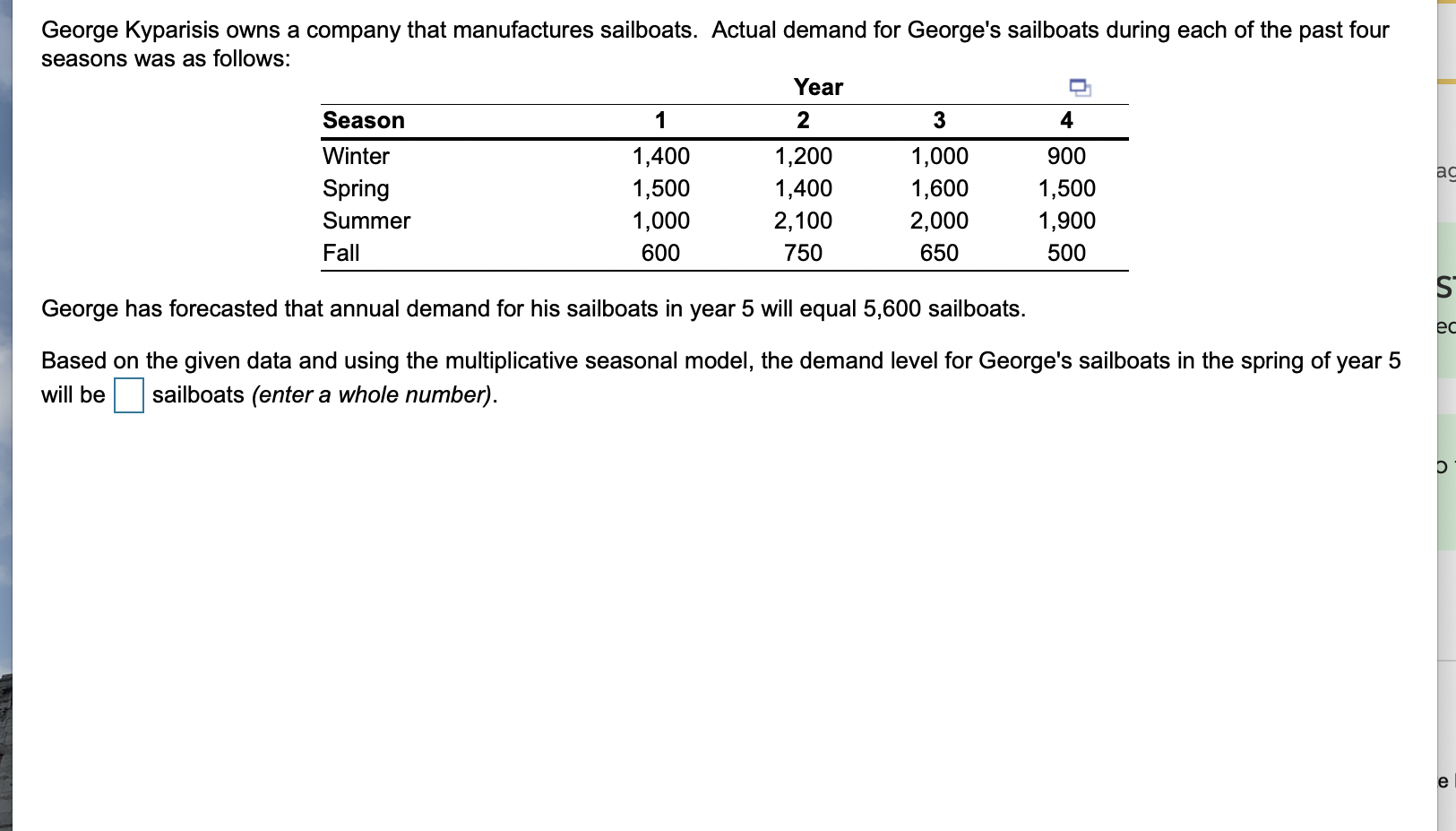 George Kyparisis owns a company that manufactures
