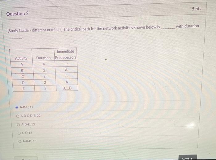 please help with the following 5 pts Question 2