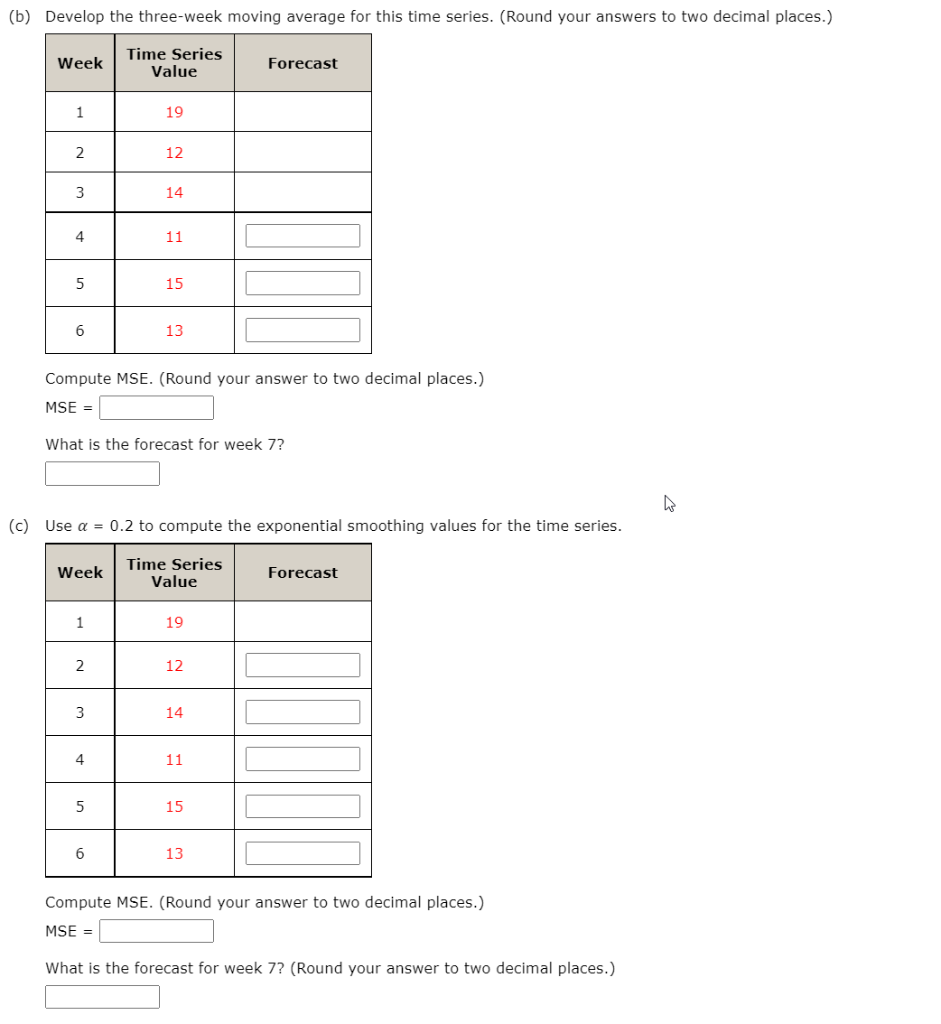 This is 1 question with multiple parts (b)
