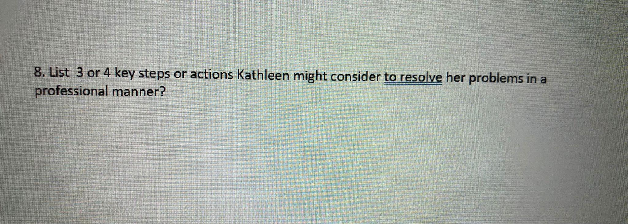 9.1 10 | 11 | 12 | 13 | 14 | 15 | 16 Kathleen