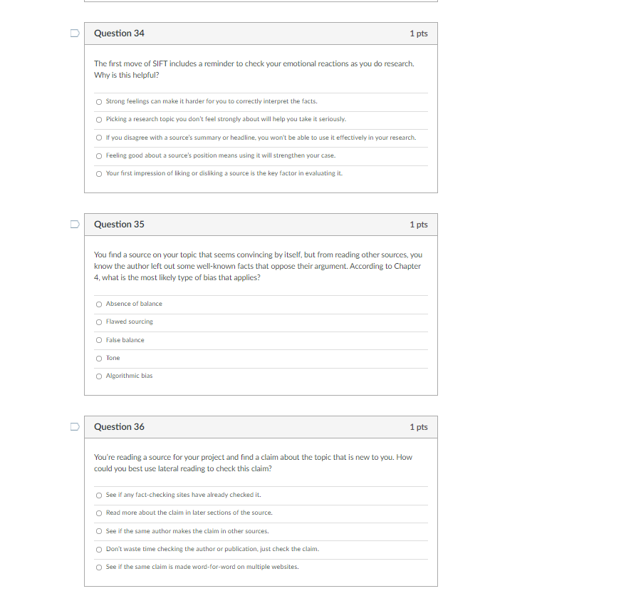 What are the four moves of SIFT as discussed in