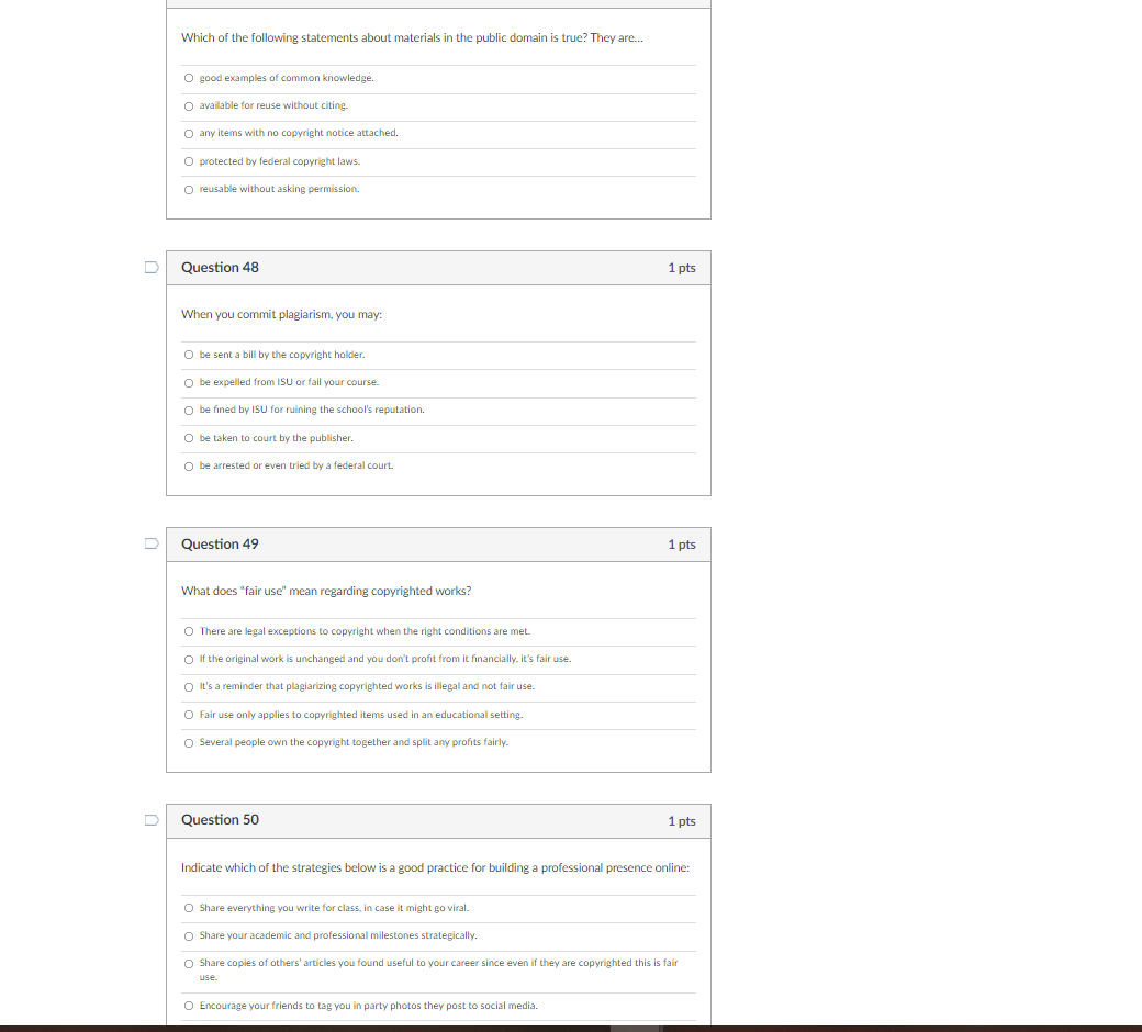 According to this course, which of the following