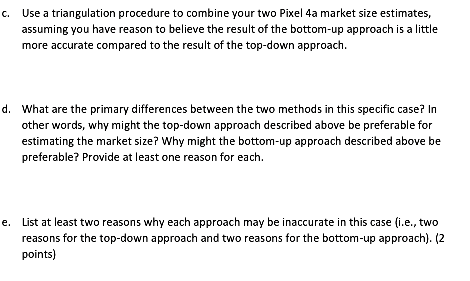 Google is trying to estimate the market size for
