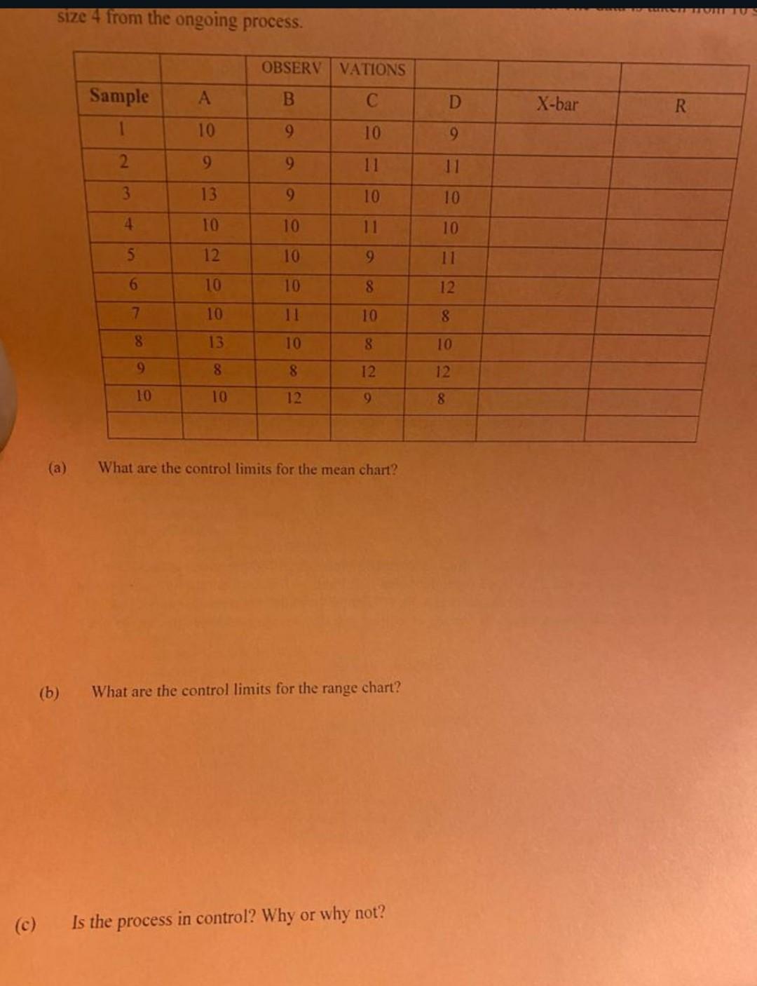 size 4 from the ongoing process. OBSERV VATIONS