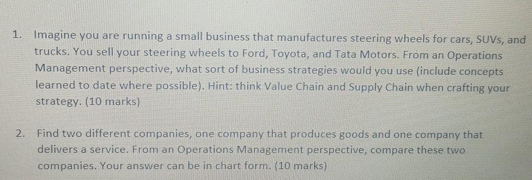 Please do not use Google, give me your own views