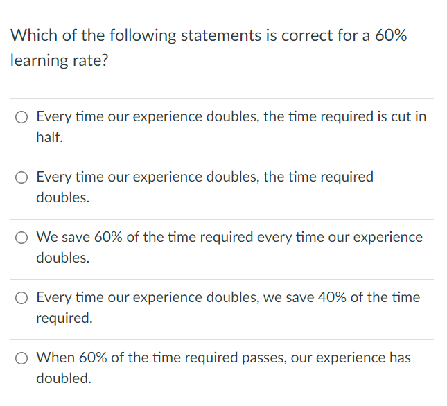 Which of the following statements is correct for