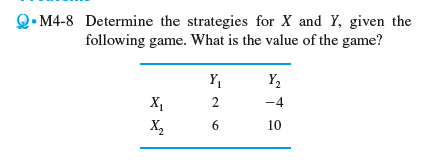 Q:M4-19 Refer to Problem M4-8. There is a saddle