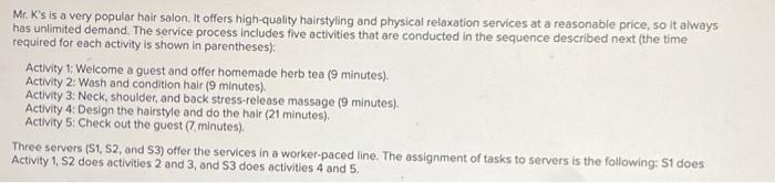 Mc K's is a very popular hair salon. It offers