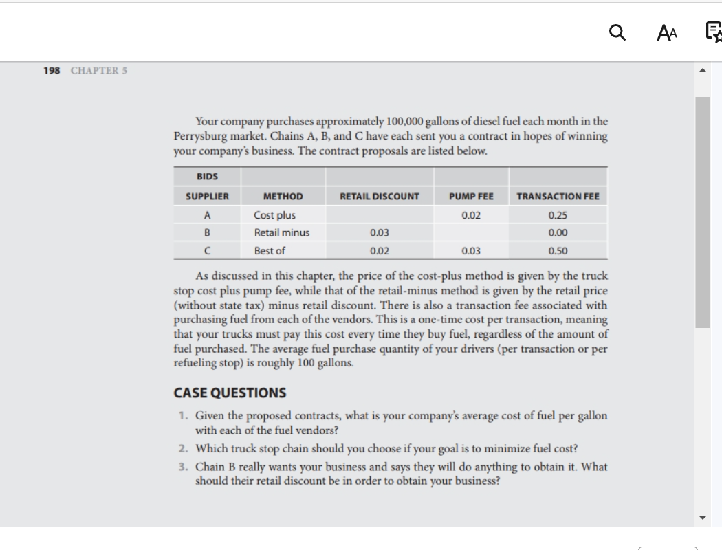 < CASE 5-2 Cyclone Transportation Cyclone