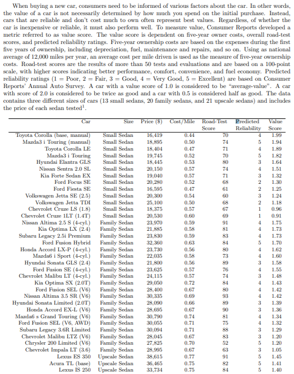 When buying a new car, consumers need to be