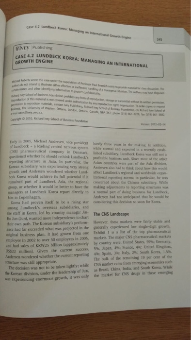 Case & Lundbed Korea Managing and Growth 245