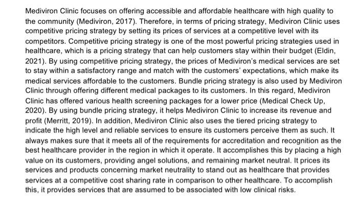 Hi, need points for my presentation. Mediviron