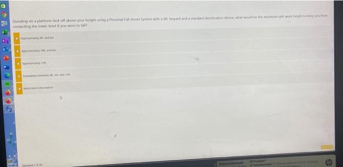 Standing on a platform ted-off show your height