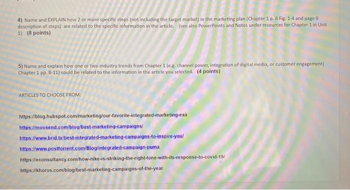 please answer asap its past due Assignment #2 IMC