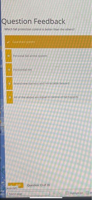 08 360training.co Question Feedback Which fall