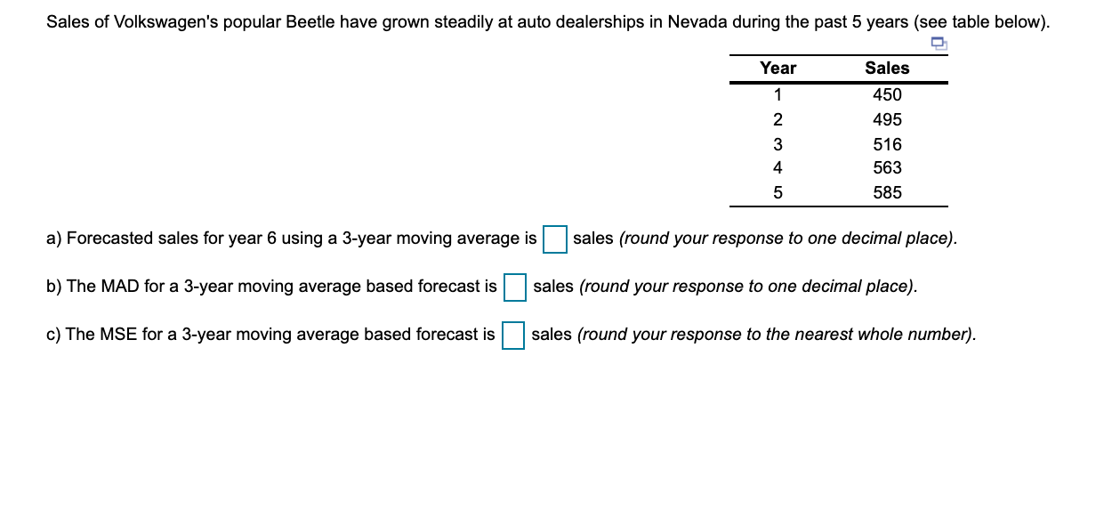 Sales of Volkswagen's popular Beetle have grown
