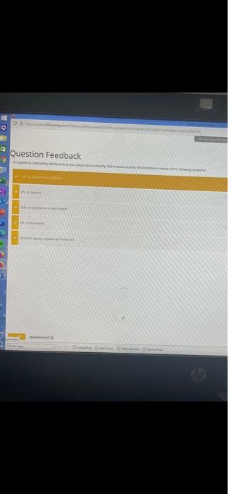 Question:In regards to controlling fall hazards