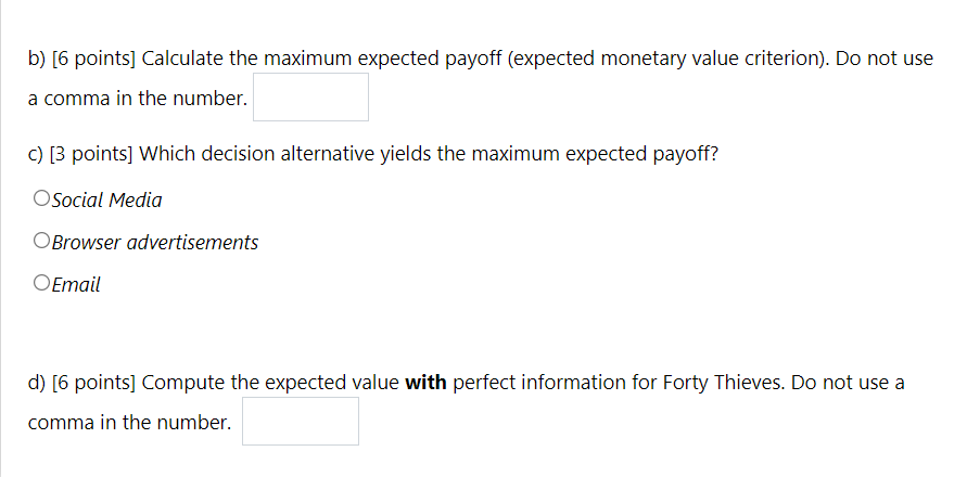 (6) Forty Thieves, a retail store chain motivated