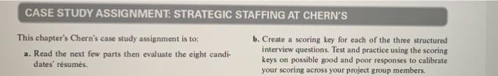 CASE STUDY ASSIGNMENT: STRATEGIC STAFFING AT