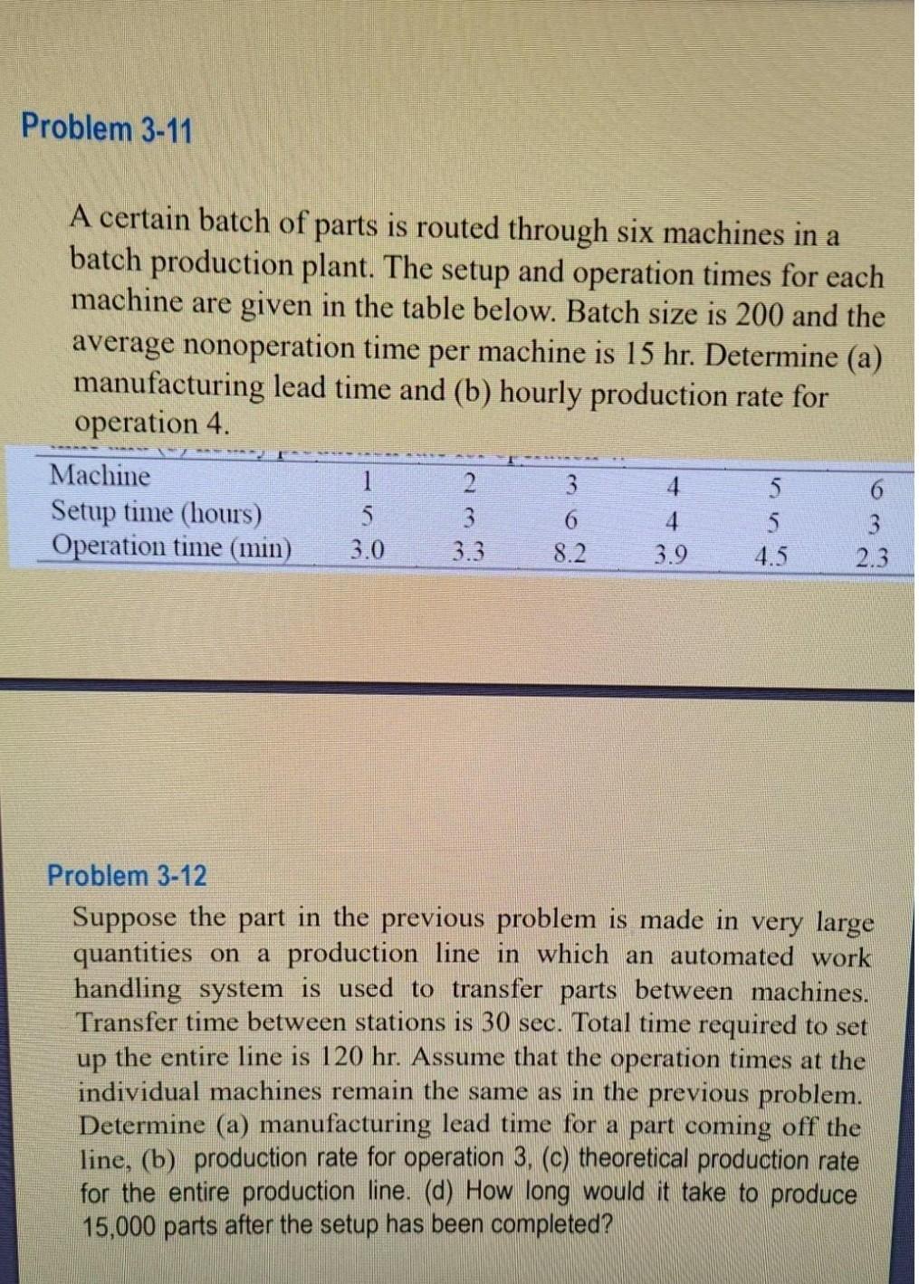 I want 3.12 solution, thanks Problem 3-11 A