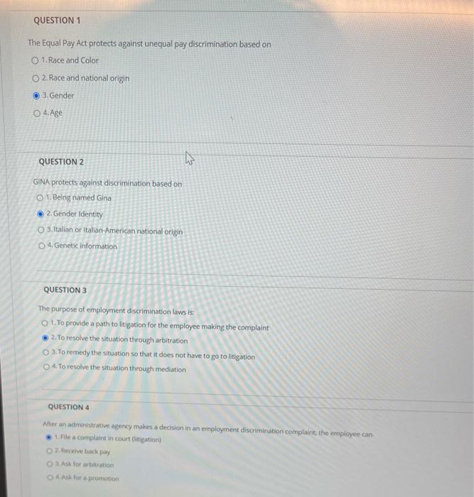 first five just wanted to knownif its correct