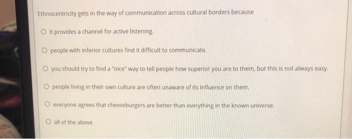 Which of the following is true with respect to