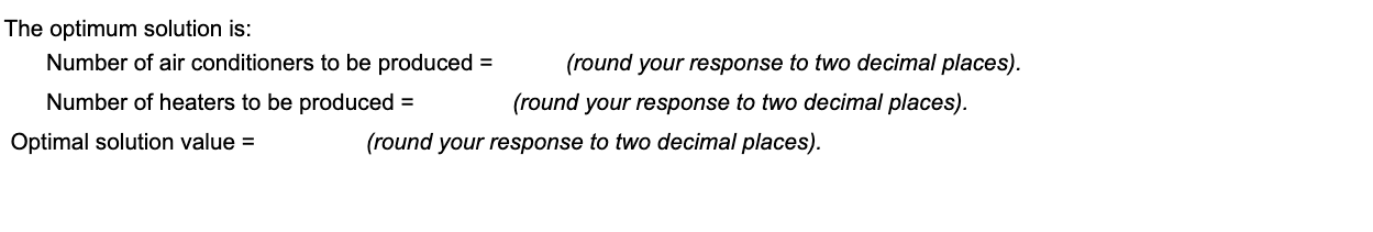 The Attaran Corporation manufactures two