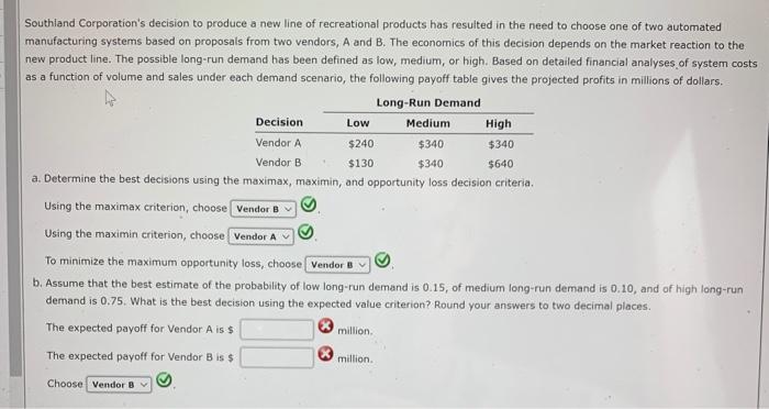 Low Southland Corporation's decision to produce a