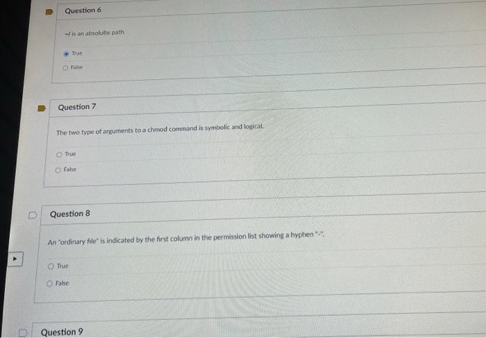 what is the correct andwer please Question 6 is
