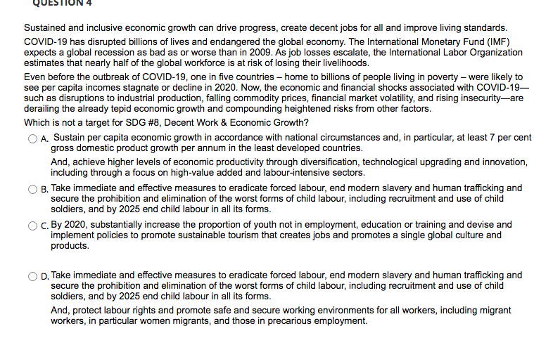 Sustained and inclusive economic growth can drive