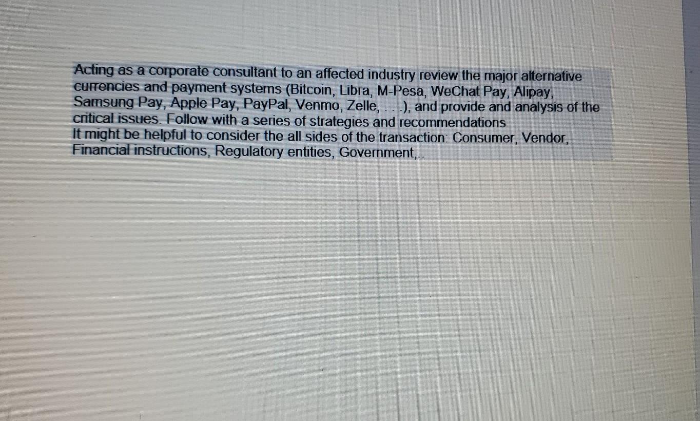 Acting as a corporate consultant to an affected