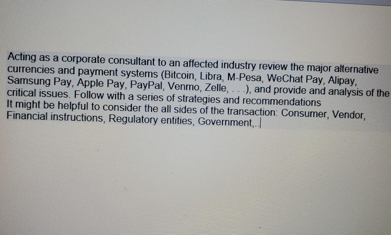 Acting as a corporate consultant to an affected