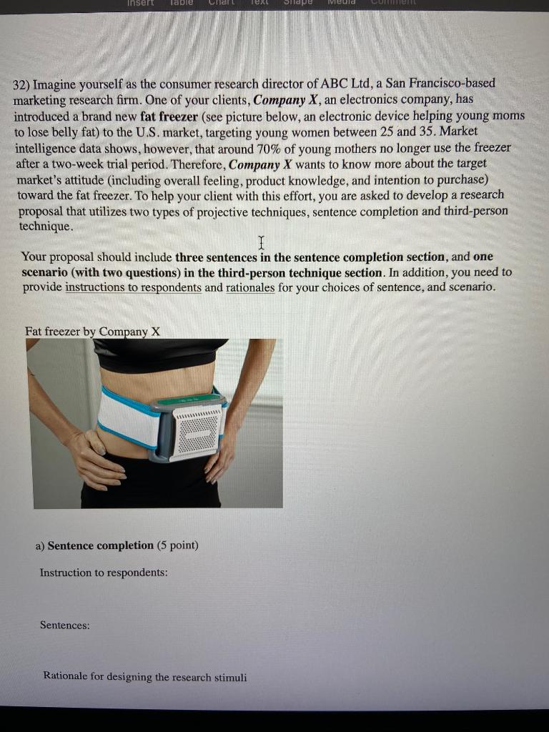 Insert Taple Cher eX nape 32) Imagine yourself as